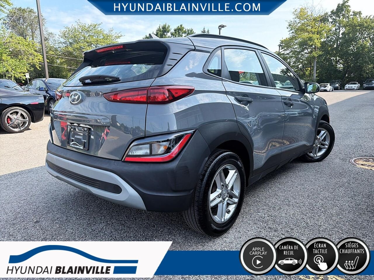 2023 Hyundai Kona Grey Blainville - photo #3