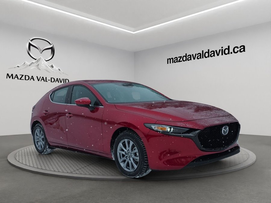 2025 Mazda Mazda3 Sport Automatique, tout équipé, sièges chauffants, caméra de recu Soul Red Crystal Metallic