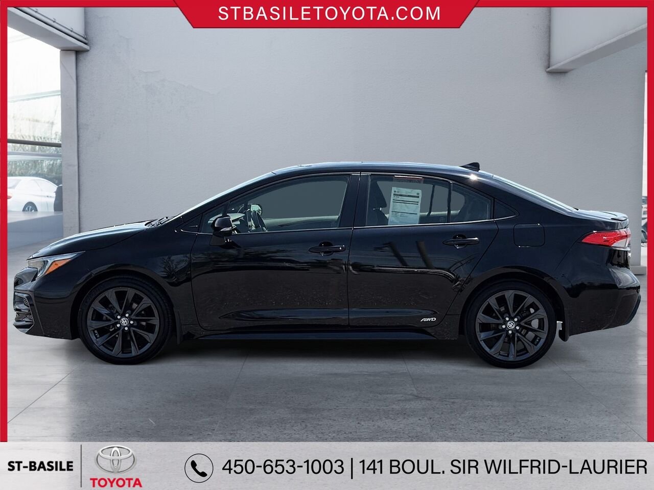 2024 TOYOTA Corolla Hybrid Midnight Black Metallic Saint-Basile-le-Grand - photo #7