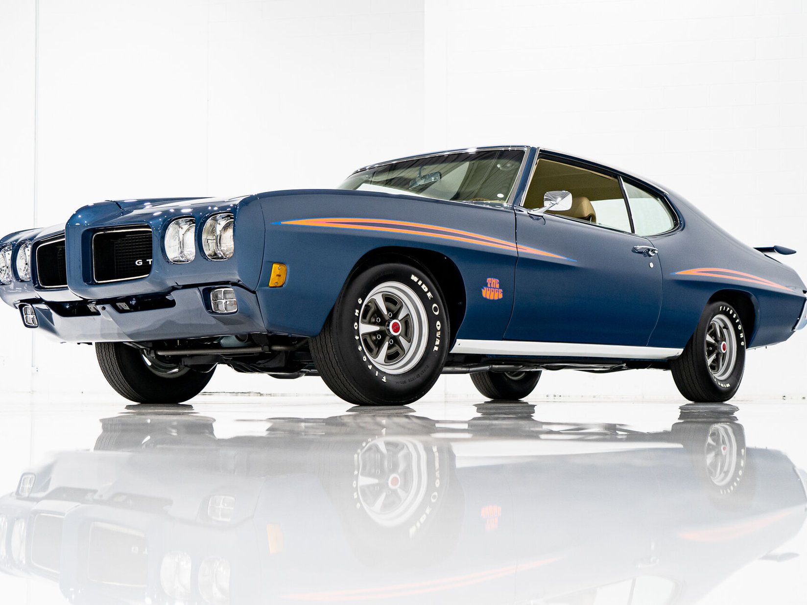 Pontiac GTO The Judge Matching# Ram Air III 4-speed **PRIX EN USD** 1970 Bleu Montréal - photo #32