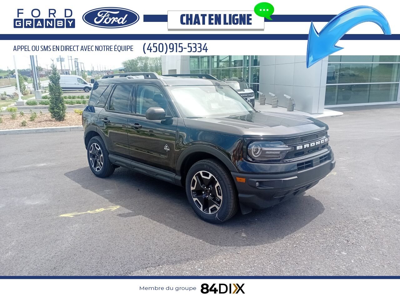 2024 Ford BRONCO SPORT Black Granby - photo #0