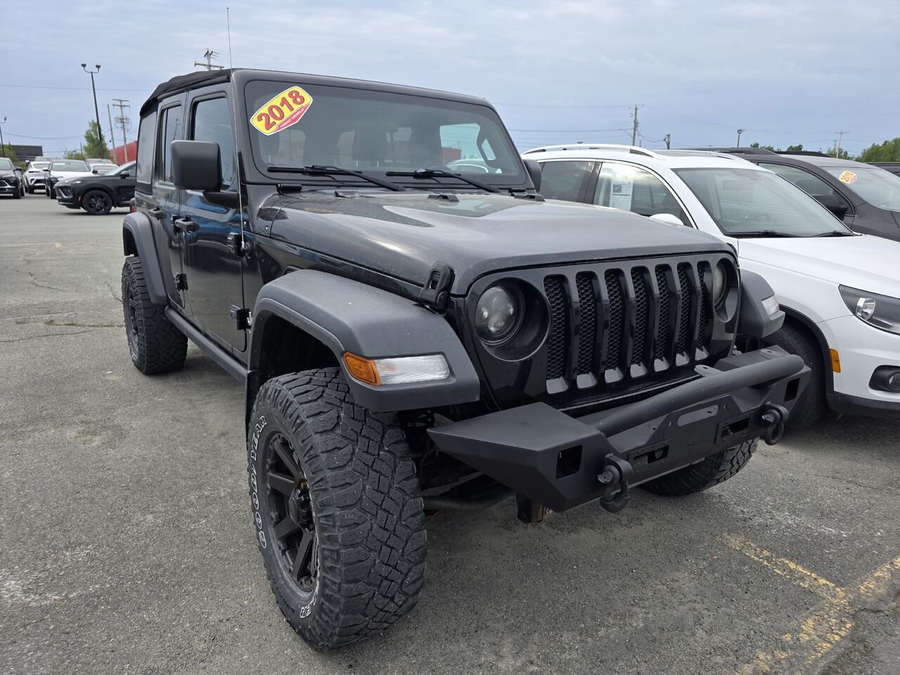 Jeep Wrangler Unlimited Sport 2018 Noir Rouyn-Noranda - photo #4