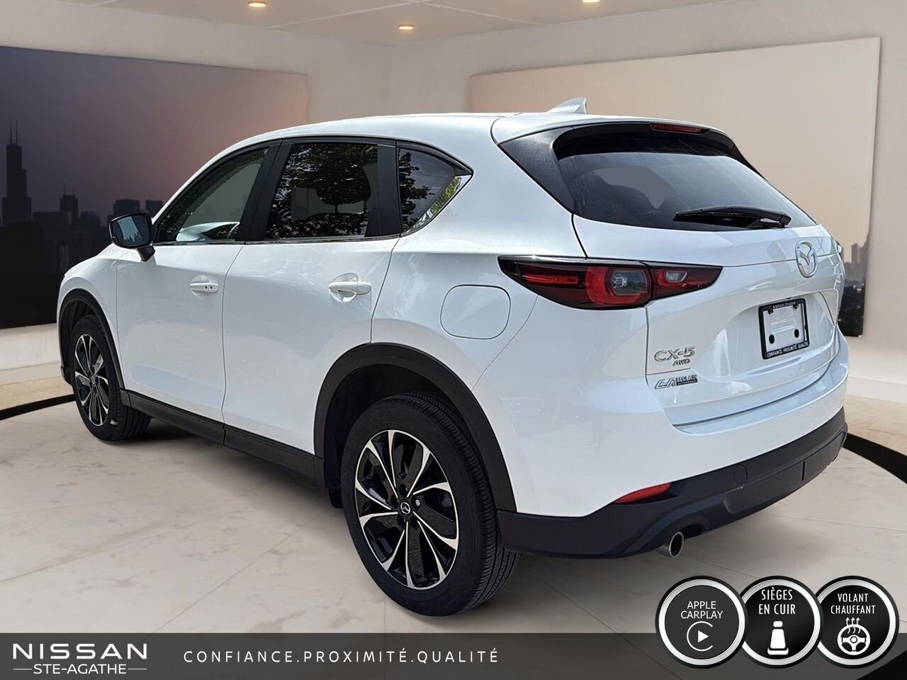 2022 Mazda CX-5 White Sainte-Agathe-des-Monts - photo #4