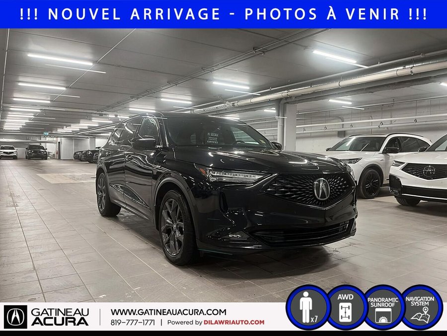 Acura MDX *** UN PROPRIO + CLEAN CARFAX *** 2024 Noir