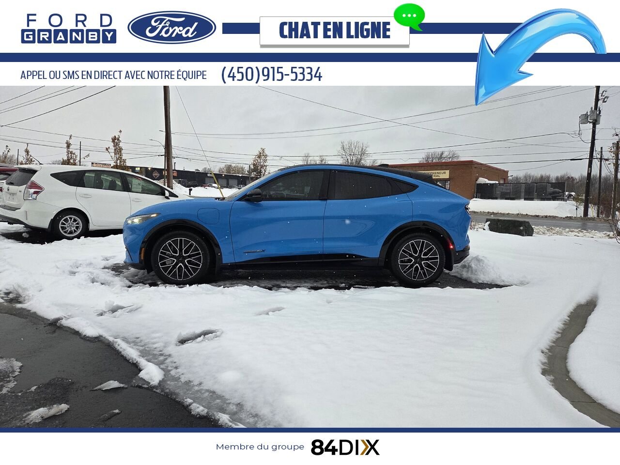 2024 Ford Mustang Mach-E Blue Granby - photo #3