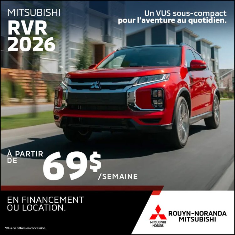 Rouyn noranda mitsubishi promo RVR 2026 mai FR 1 1024x1024