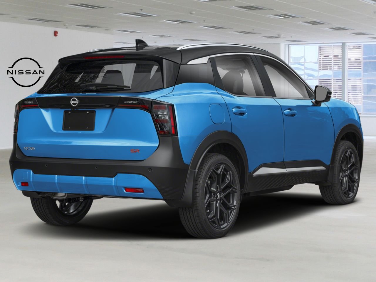 2026 Nissan Kicks Artic Ice Blue Metallic/Super Black Saint-Eustache - photo #2