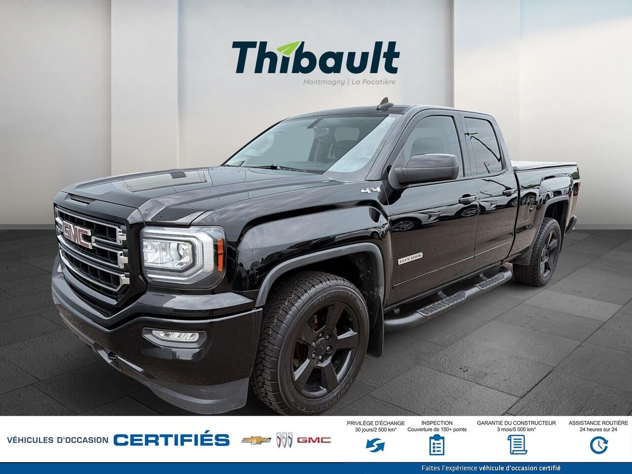 2018 GMC SIERRA K1500 Cabine double 4RM 143,5 po Black Montmagny - photo #0