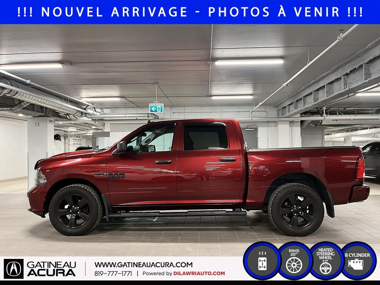 Ram 1500 Classic Express Night Edition crewcab 4x4 2020 Rouge Gatineau - photo #7