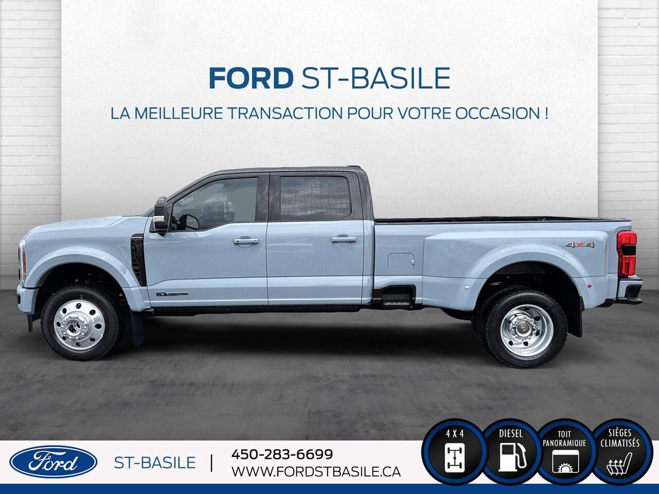 2025 Ford Super Duty F-450 DRW Grey Saint-Basile-le-Grand - photo #2