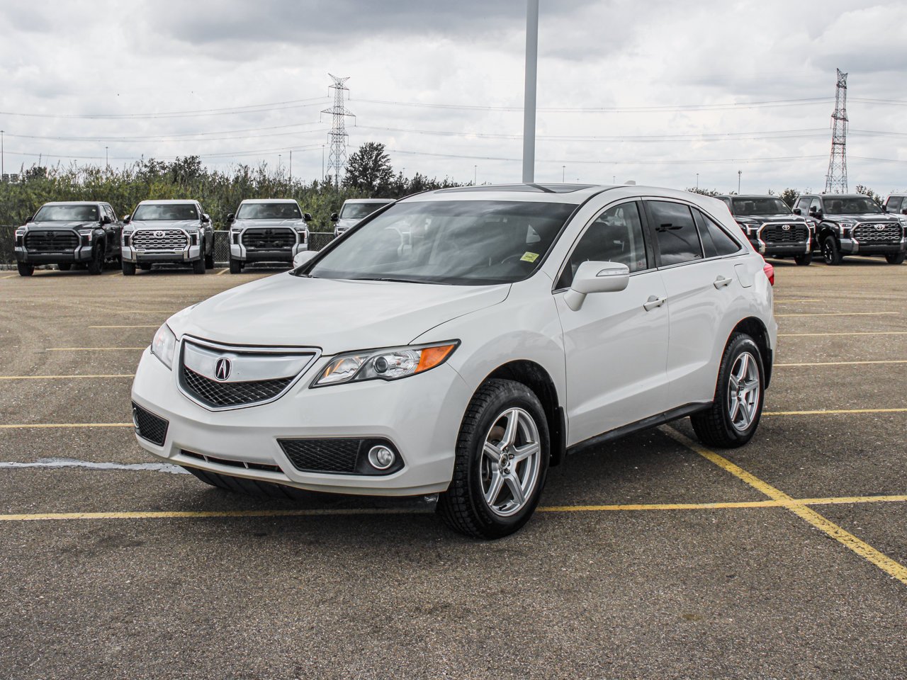 2014 Acura RDX AWD 4dr White Sherwood Park - photo #3