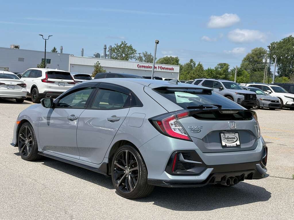 2021 Honda Civic Hatchback Sport CVT Grey Gatineau - photo #3