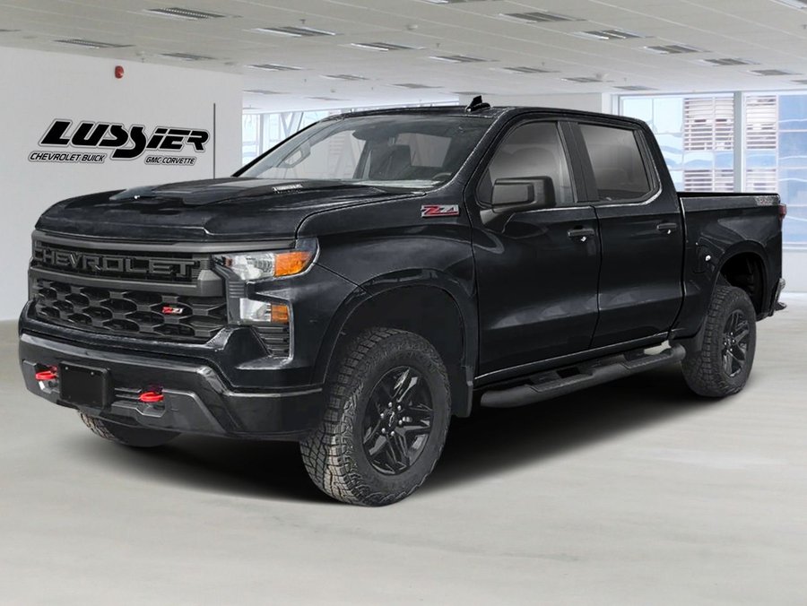 Chevrolet Silverado 1500 Custom Trail Boss cabine multiplace 4RM 157 po 2026 Noir