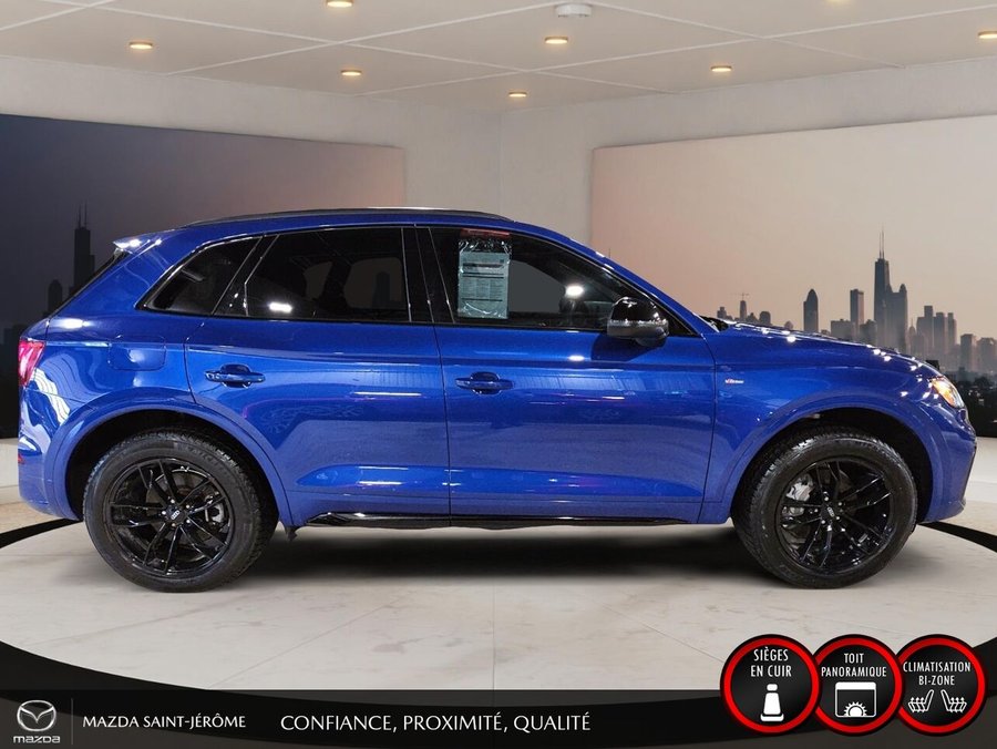 Audi Q5 Progressiv 45 | TOIT PANO | CUIR | QUATTRO | 2023 Bleu