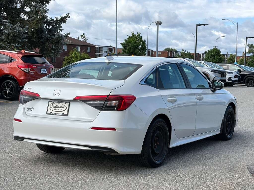 2022 Honda Civic Sedan LX CVT White Gatineau - photo #5