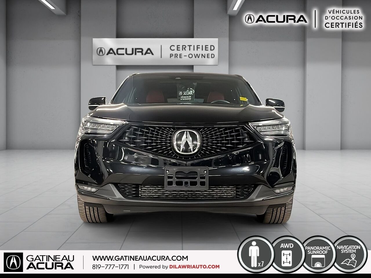 2023 Acura RDX A-Spec SH-AWD Black Gatineau - photo #11