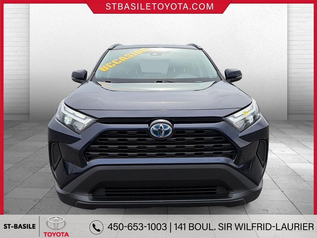 Toyota RAV4 Hybride 2023 Bleu heliographique Saint-Basile-le-Grand - photo #1
