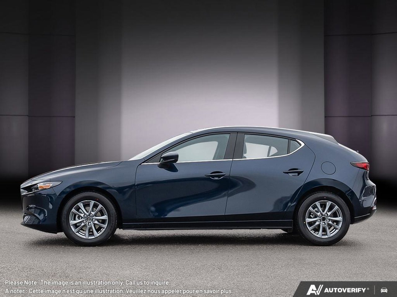 2026 Mazda Mazda3 Sport JM1BPAKL7T1889816 Deep Crystal Blue Mica Mirabel - photo #2