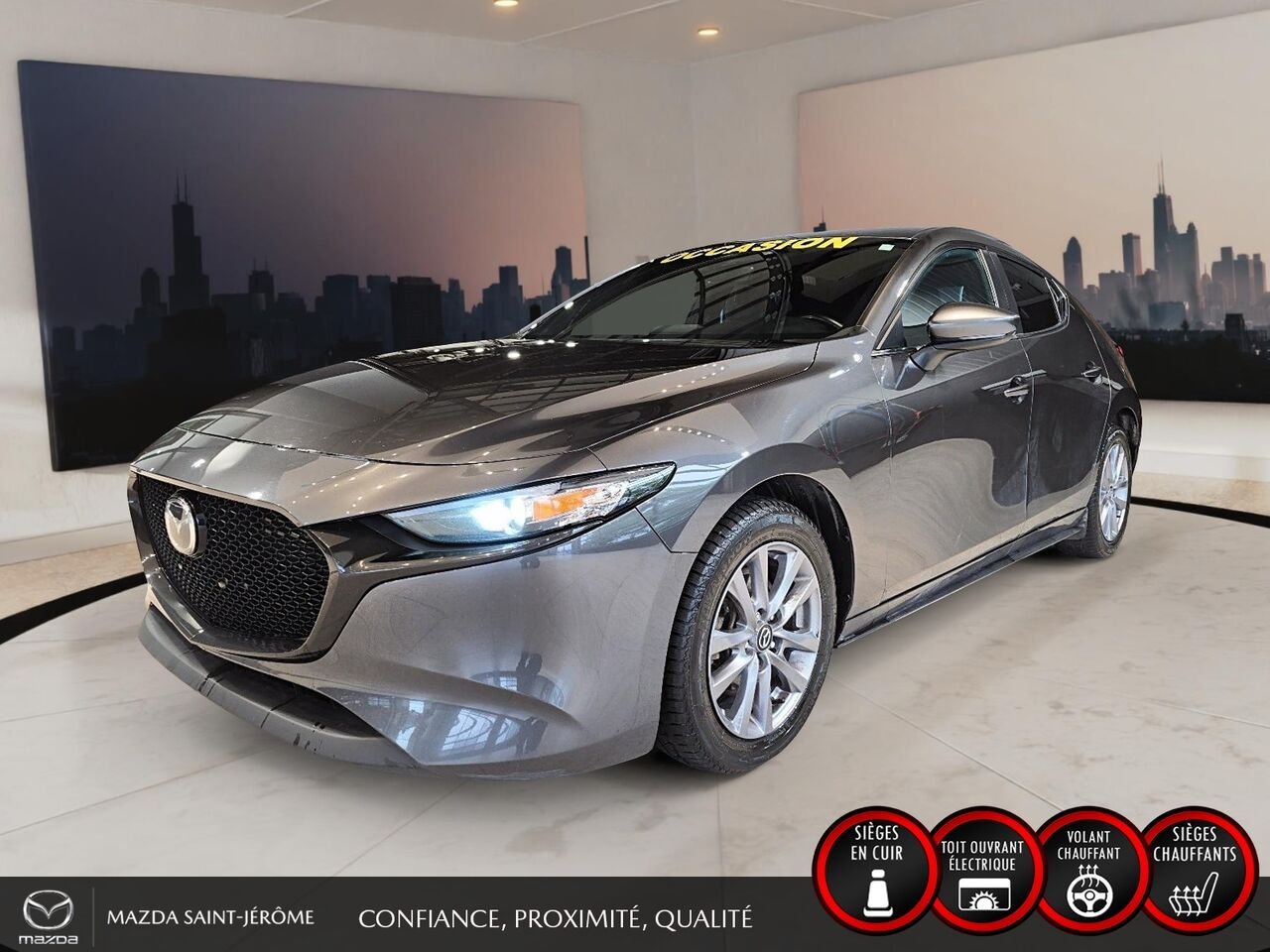 Mazda Mazda3 Sport 2022 Gris Saint-Jérôme - photo #0