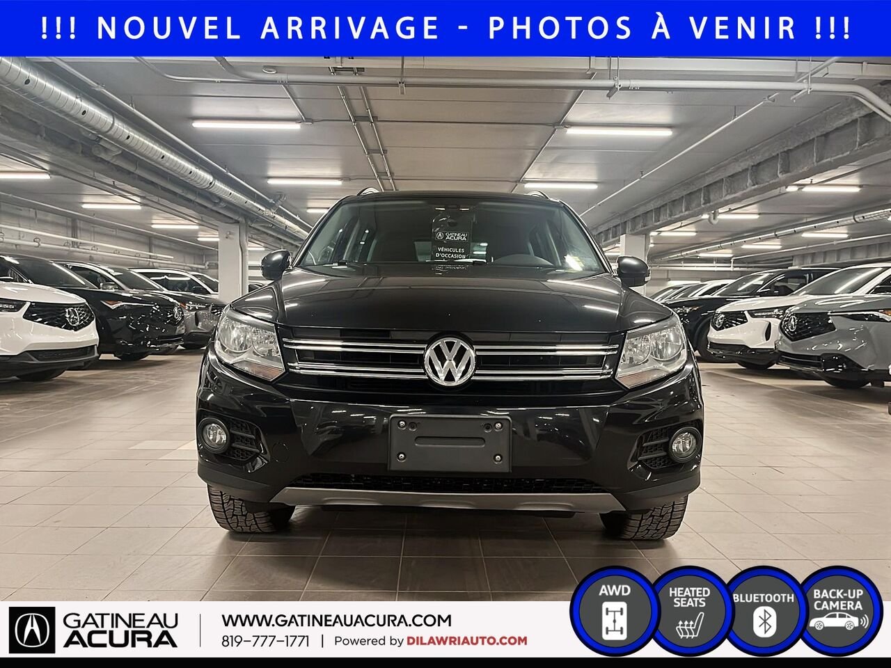 2017 Volkswagen Tiguan Édition Wolfsburg 4MOTION Black Gatineau - photo #1