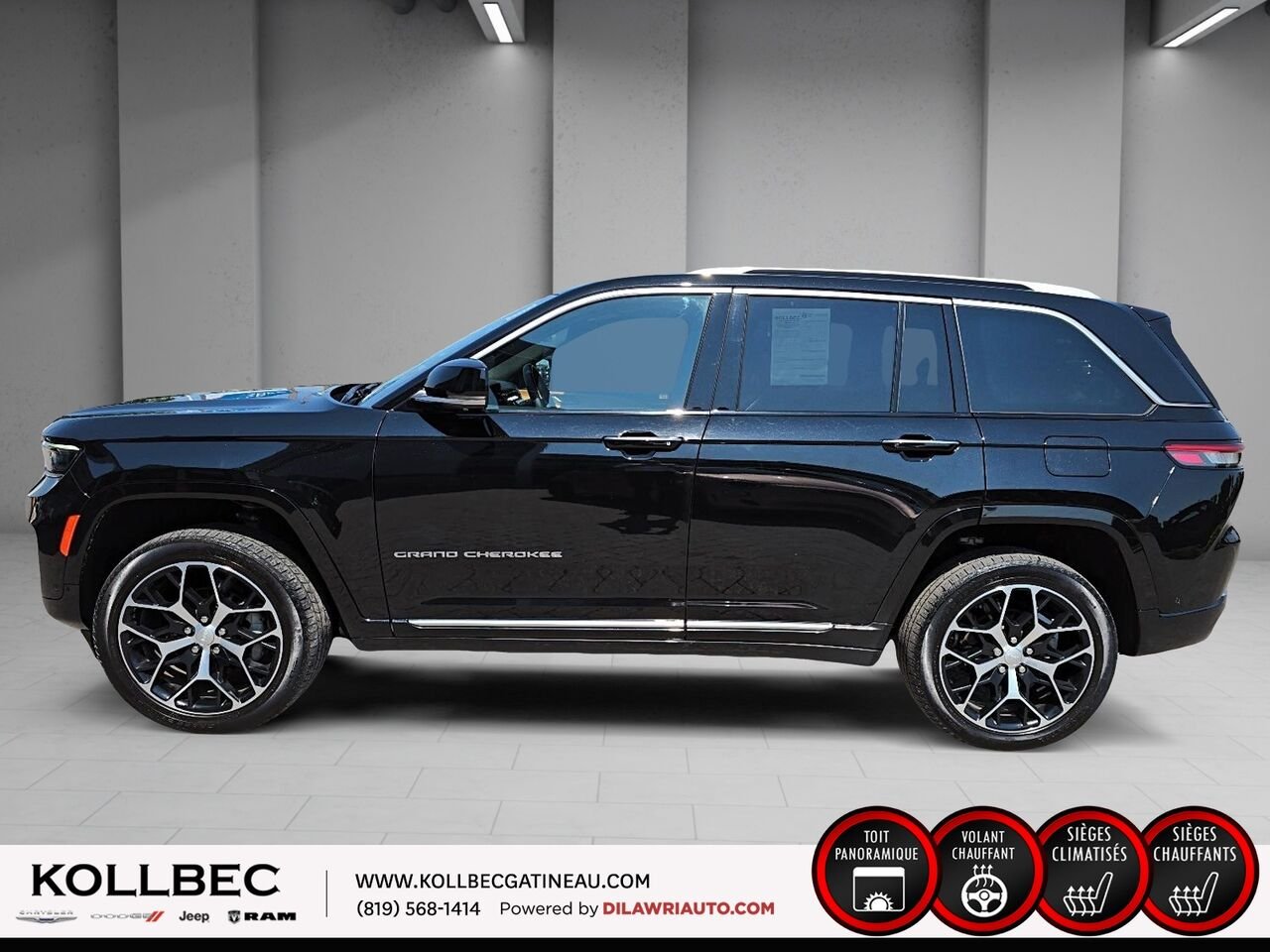 2023 JEEP GRAND CHEROKEE 26961 | Summit Reserve 4x4 Black Gatineau - photo #18
