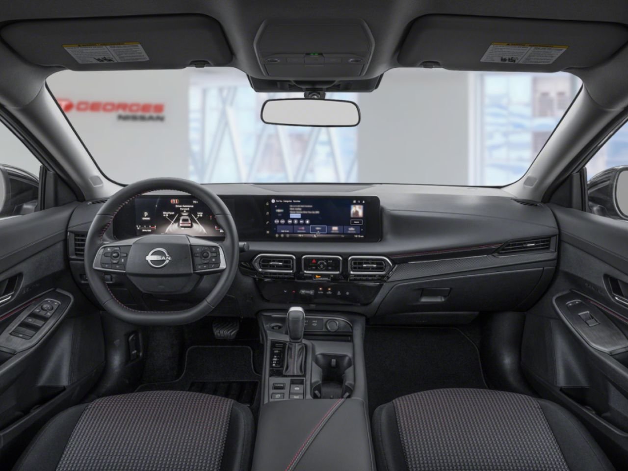 NISSAN Sentra 2026 Blanc d'Aspen triple couche/Noir intense Saint-Georges - photo #7