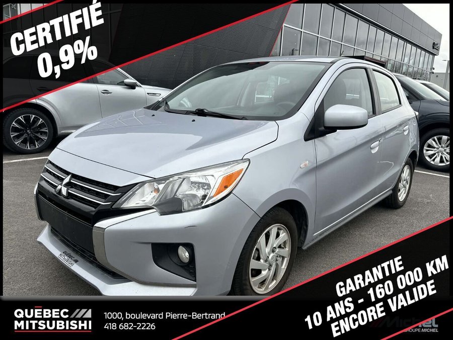 2022 Mitsubishi Mirage SE, Bluetooth, Climatisation, Régulateur de vitesse Silver