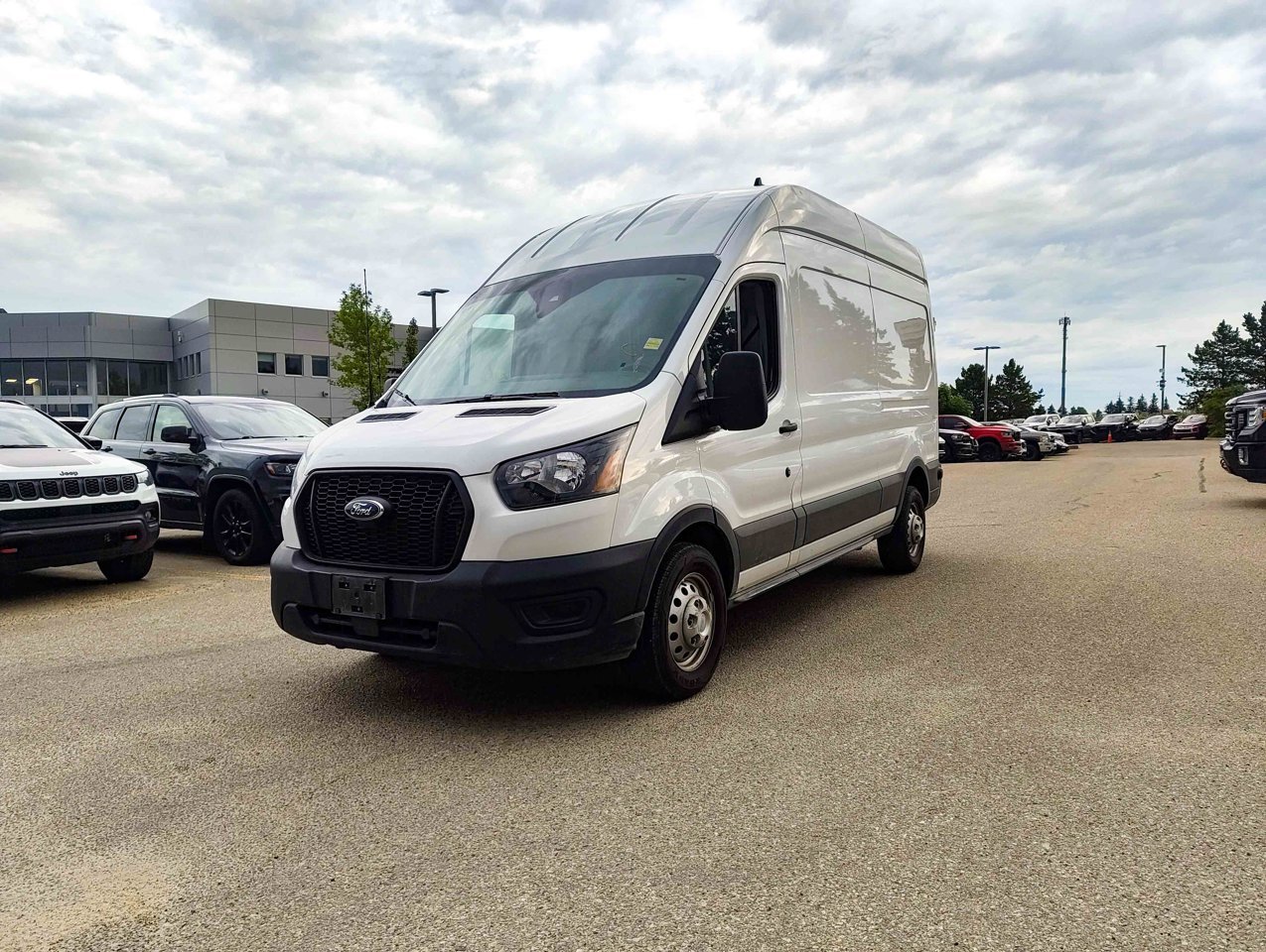 2025 Ford Transit Cargo Van T-250 148 Hi Rf 9070 GVWR AWD White Sherwood Park - photo #3