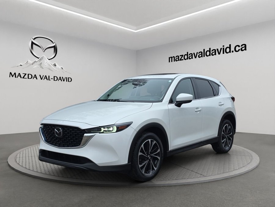 Mazda CX-5 GT TI, APPLE CAR PLAY, TOIT OUVRANT, HAYON ÉLECTRIQUE 2023 Blanc