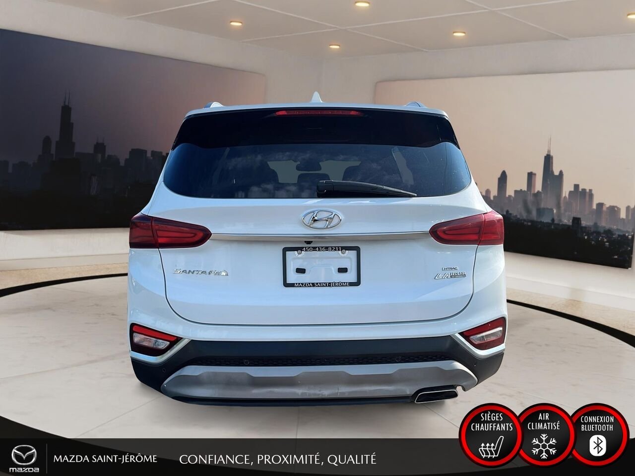 Hyundai Santa Fe 2019 Blanc Saint-Jérôme - photo #6