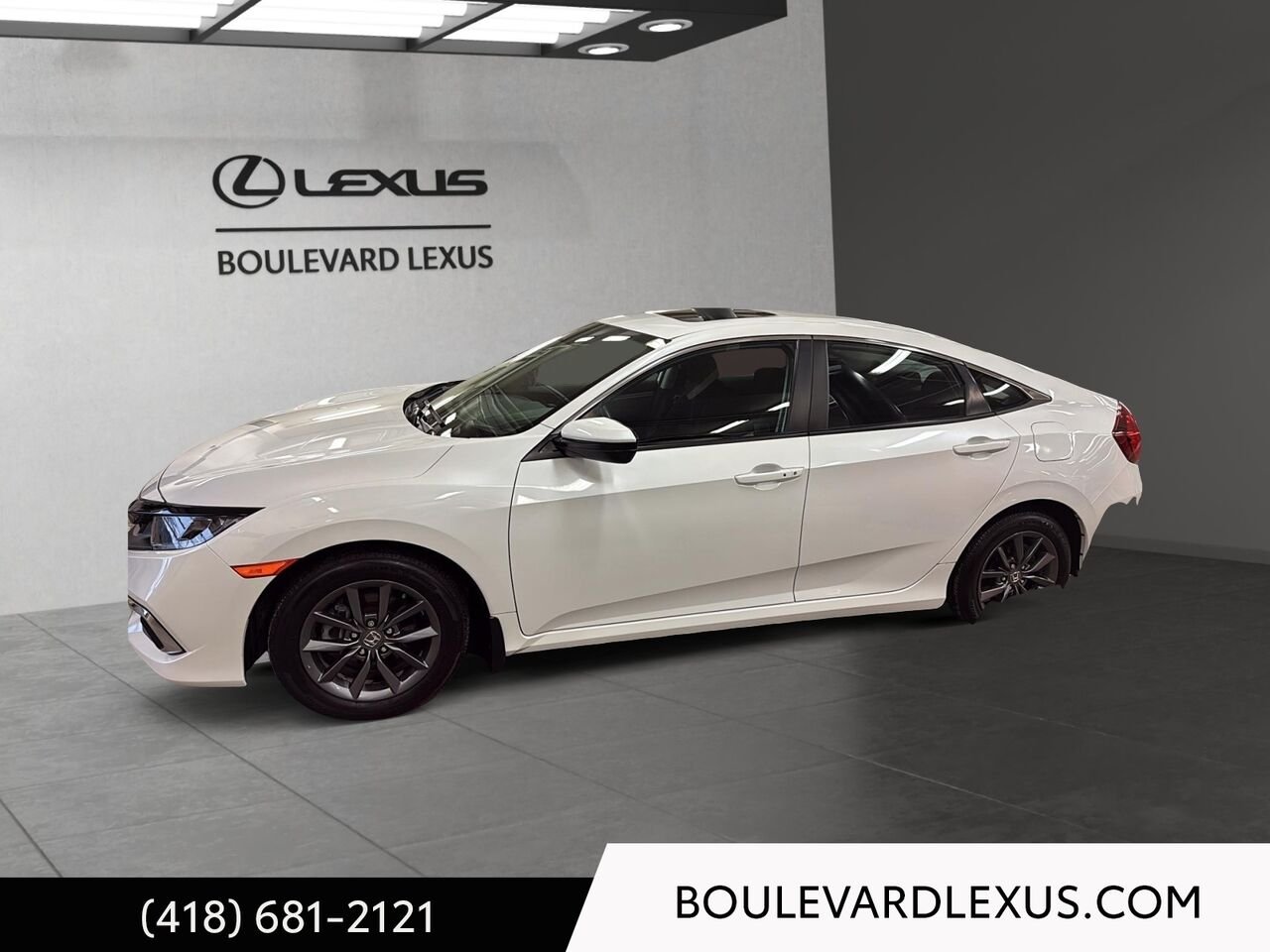 Honda Civic 601157A 2020 Blanc Québec - photo #5