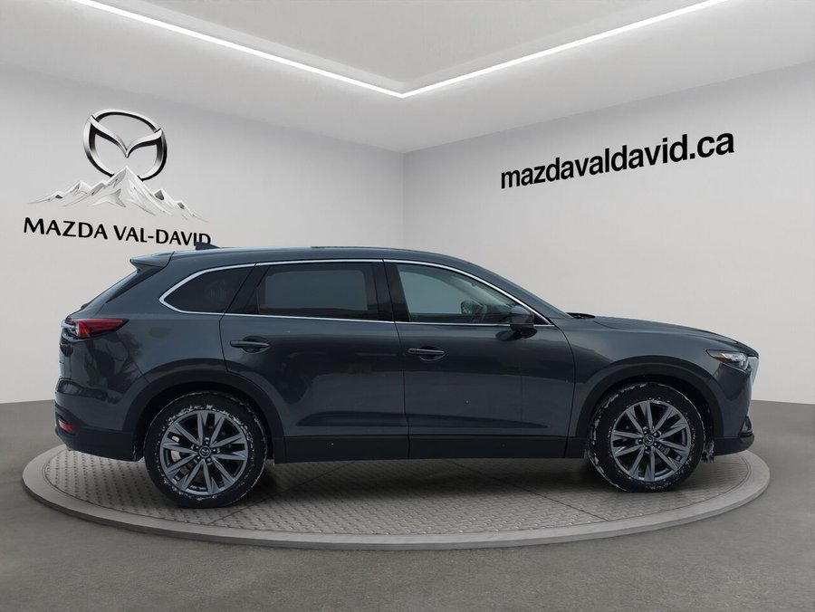 Mazda CX-9 AWD, 7 passagers, Jamais accidenté, Sièges en cuir, Toit ouvrant, Volant chauffant 2022 Gris