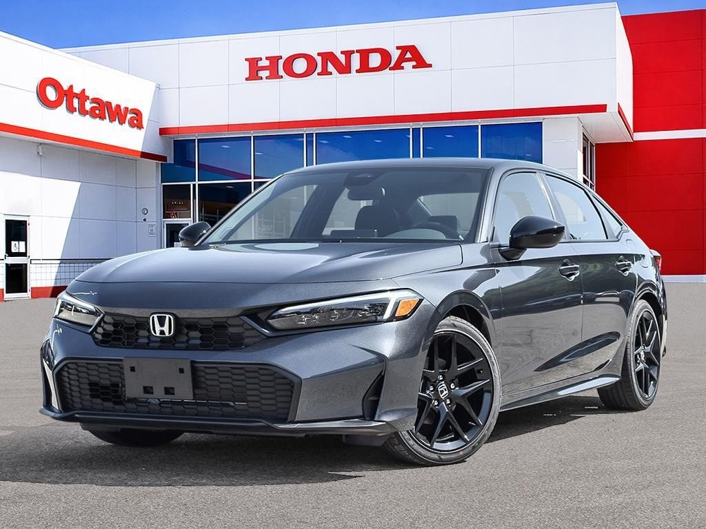 2026 Honda Civic Sedan Sport CVT Sedan Meteoroid Grey Metallic Ottawa & Gatineau - photo #0