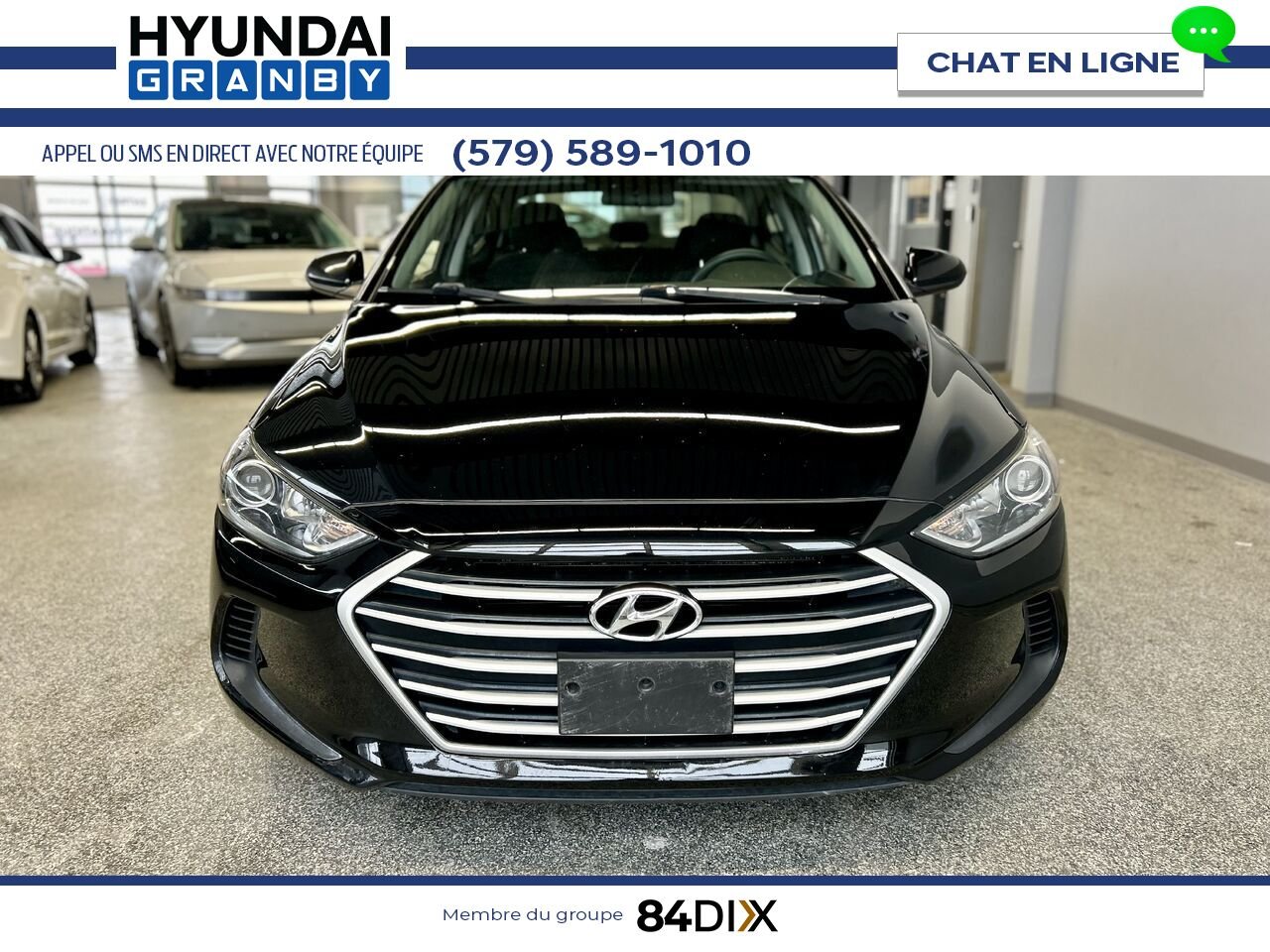 2017 Hyundai Elantra Black Granby - photo #2