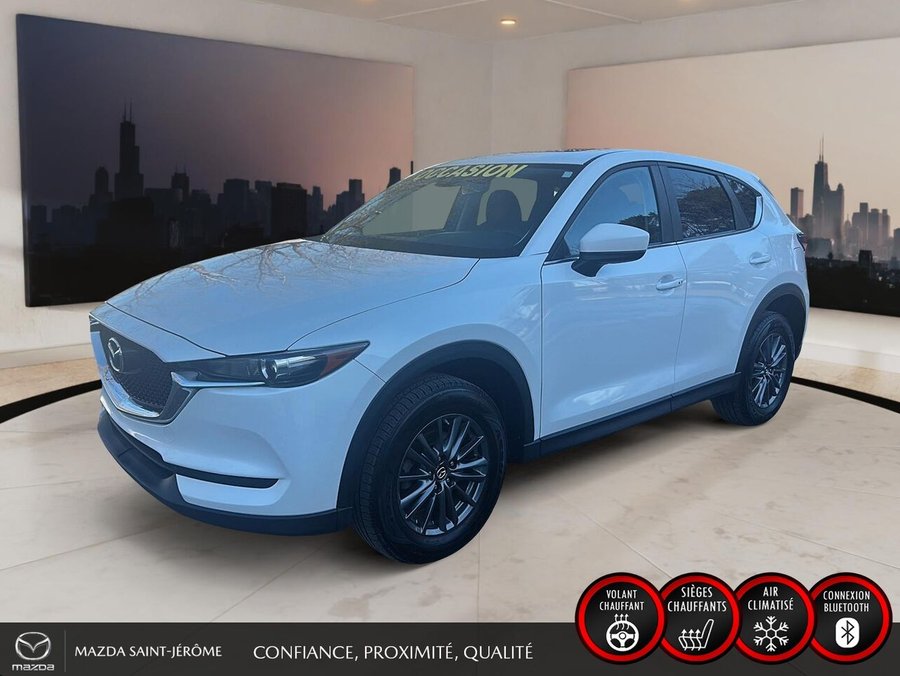 Mazda CX-5 GS | CUIR | TOIT OUVRANT | AWD 2018 Blanc