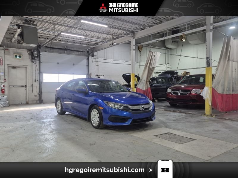 Honda Civic MW4450 | LX * Manuel * Caméra * Bluetooth 2018 Bleu Laval - photo #0