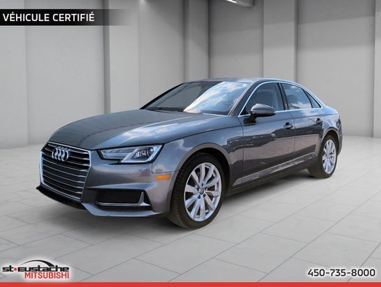 2019 Audi berline A4 Komfort TFSI-CUIR-TOIT OUVRANT-SIÈGES CHAUFFANTS Grey
