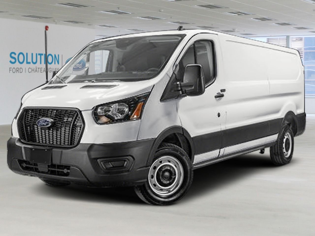 Ford Transit fourgon utilitaire T-250 PA TOIT BAS 148 PO PNBV DE 9 070 LB 2027 Blanc Oxford Châteauguay - photo #0