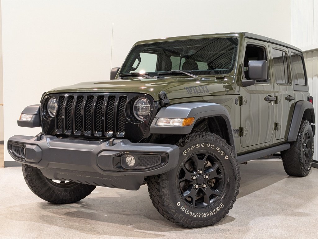 2022 Jeep Wrangler Unlimited Willys 4x4 Green Val-David - photo #0