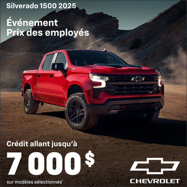 GM SILVERADO promo juin FR 1