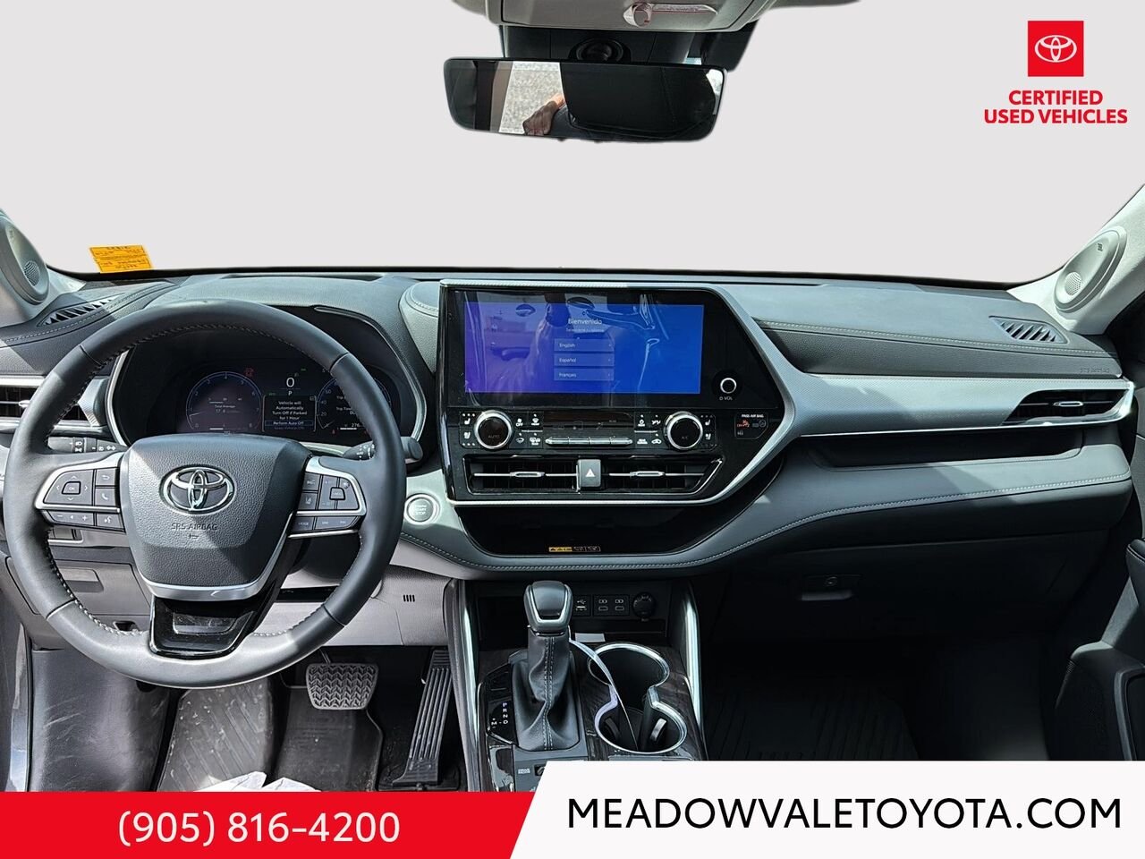 2025 Toyota HIGHLANDER Heads up Display, 20" Alloy Wheels+2nd row Captain’s Chairs+ Heated 2nd Row Seats + Panoramic View Monitor Magnetic Grey Metallic Mississauga - photo #18
