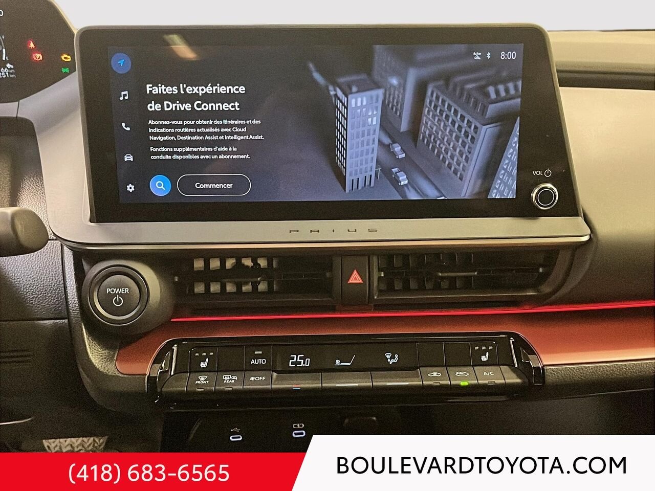 2025 Toyota Prius hybride branchable 99682A-100 | XSE White Québec - photo #13