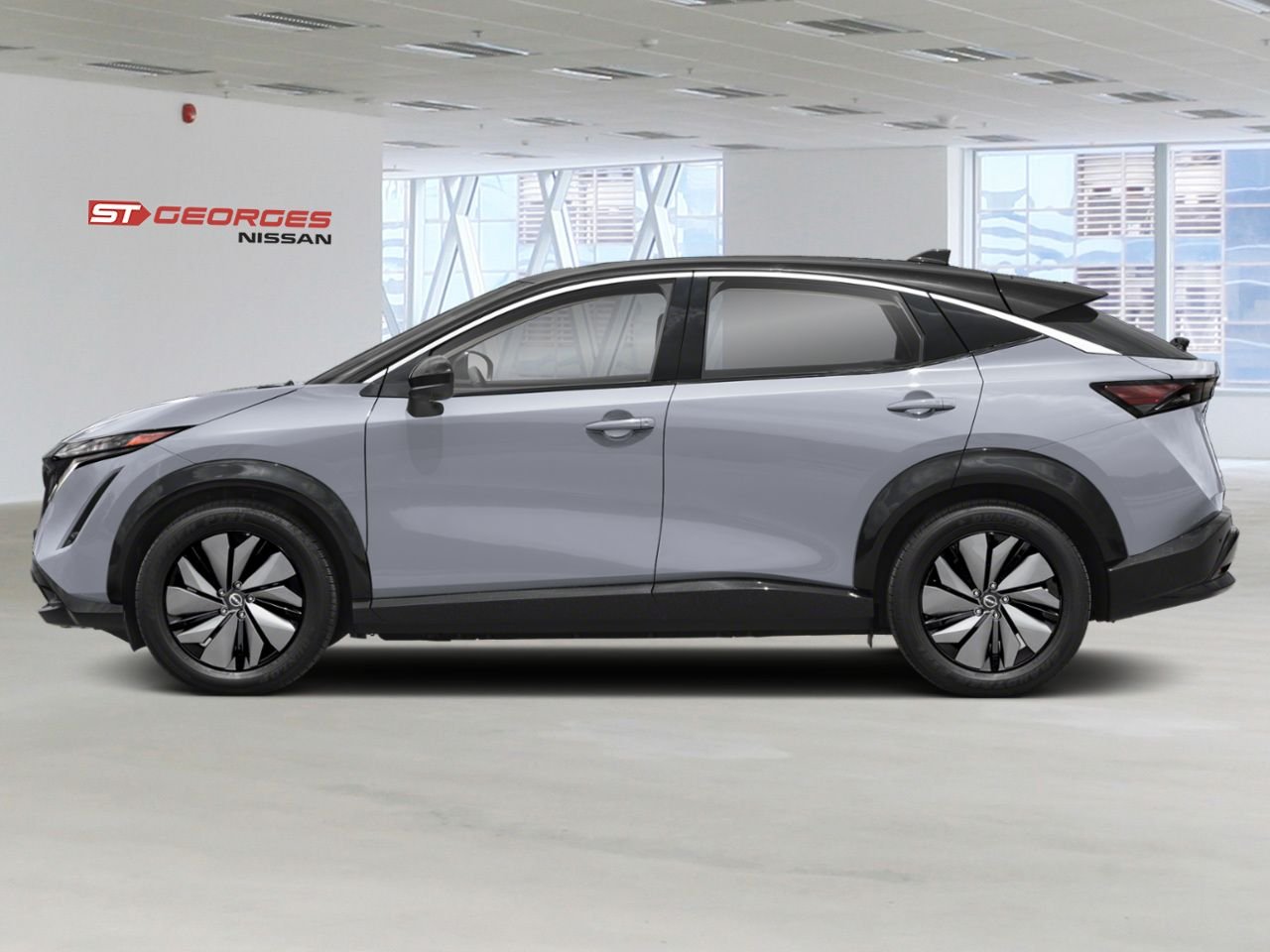 NISSAN ARIYA 2026 Gris rocher nacré/Diamant noir nacré Saint-Georges - photo #1