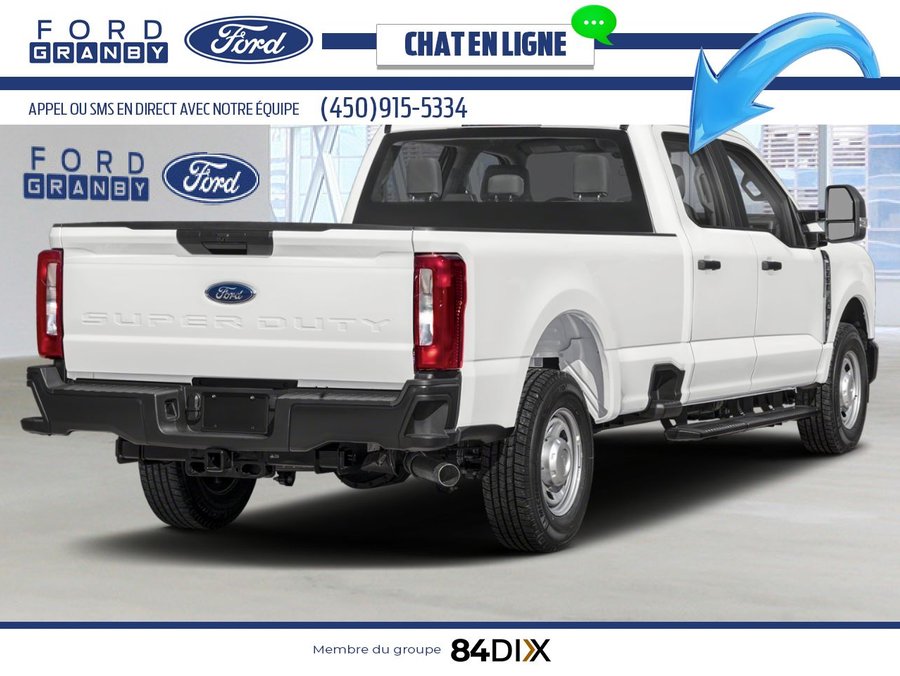 Ford Super Duty F-250 SRW XL cabine 6 places 4RM caisse de 8 pi 2026 Blanc Oxford