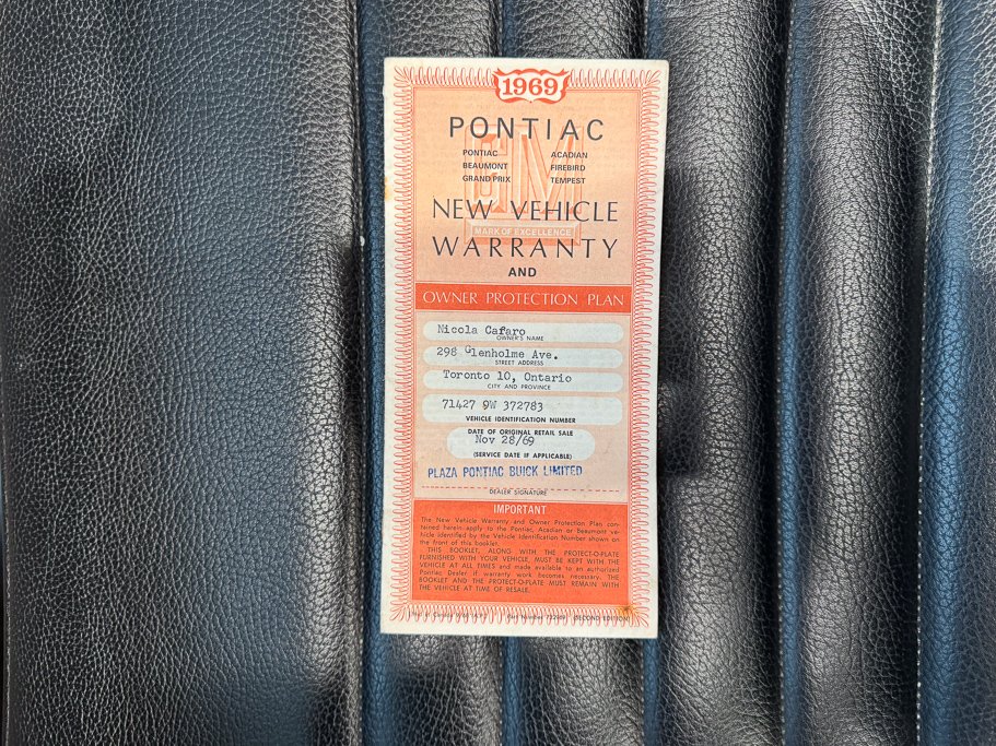 Pontiac Acadian PRIX EN USD 1969 Bleu Montréal - photo #45