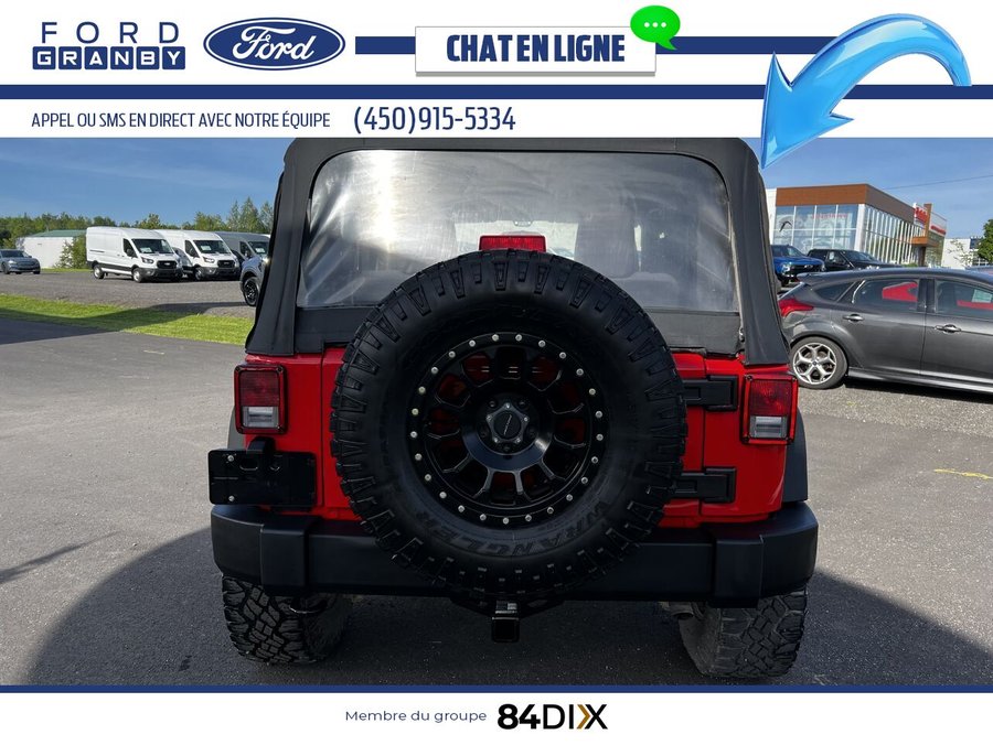 Jeep Wrangler 4 RM 2 portes Sport 2017 Rouge