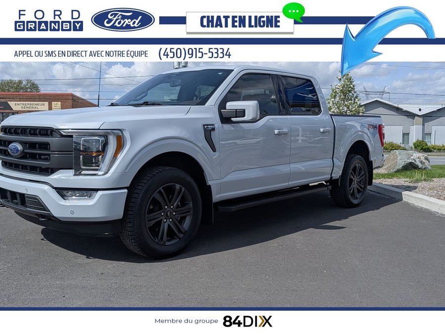 Ford F-150 LARIAT cabine SuperCrew 4RM caisse de 5,5 pi 2022