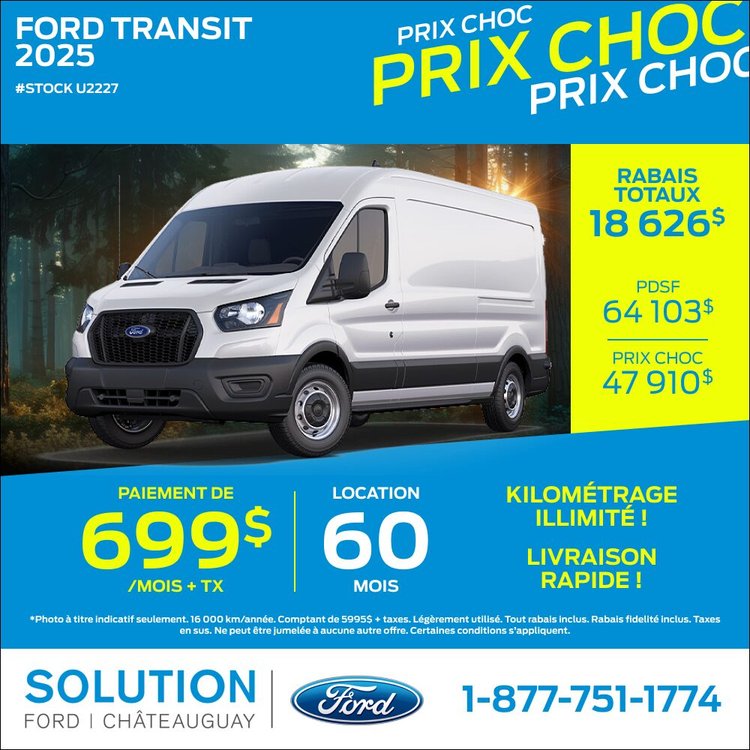 Solution Ford promo mai Transit 2026 FR