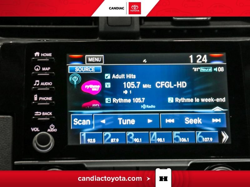 Honda Civic TA04057 | TOURING - BAS KM - TOIT OUVRANT 2020 Gris Laval - photo #24