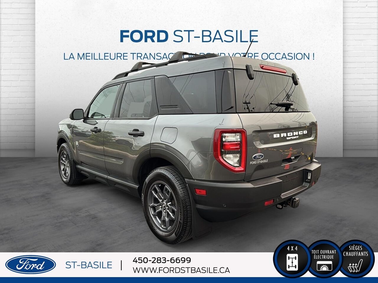 2021 Ford BRONCO Grey Saint-Basile-le-Grand - photo #4